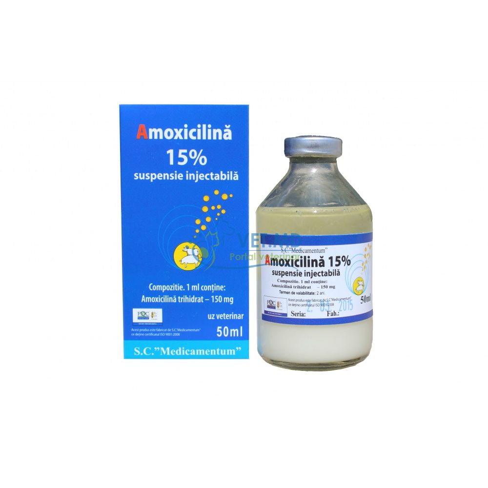  Amoxicilina 15%, 50 ml